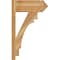 Ekena Millwork Merced Rough Sawn Arts and Crafts Outlooker, Western Red Cedar, 8"W x 20"D x 32"H OUT08X20X32MRC03RWR - alternate 2